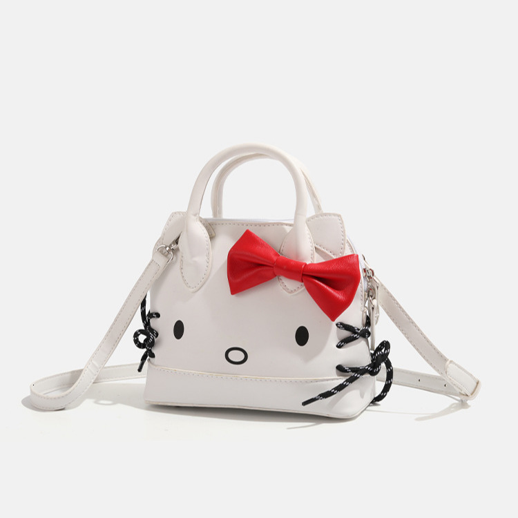 Fashion Bow Big Face Cat Women's Shoulder Bag Free Shipping Designer Luxury New Handbag Sweetheart Girl Casual Student Bag