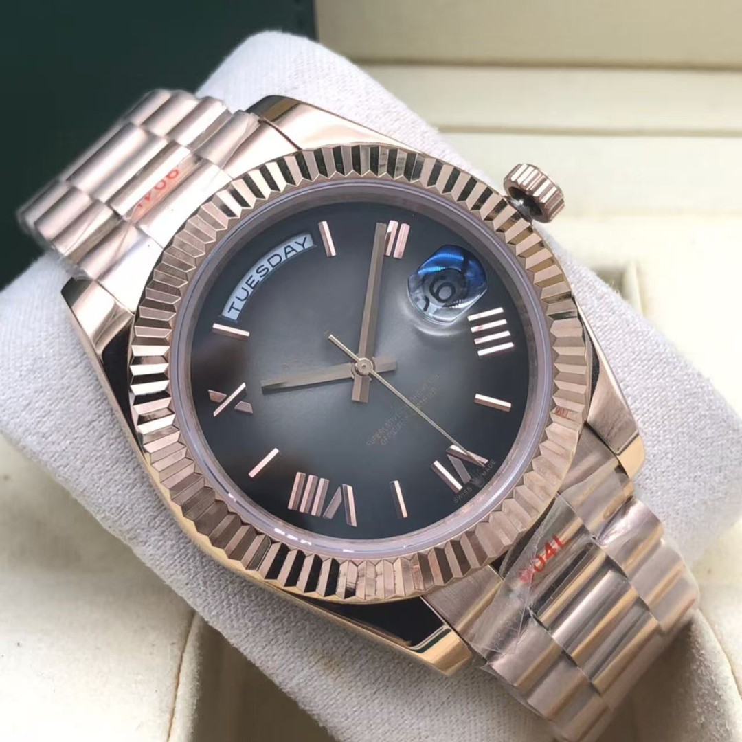 New designer watch, men's automatic 41mm waterproof watch, gradient Roman dial, luxury gentleman watch, Christmas gift AAA