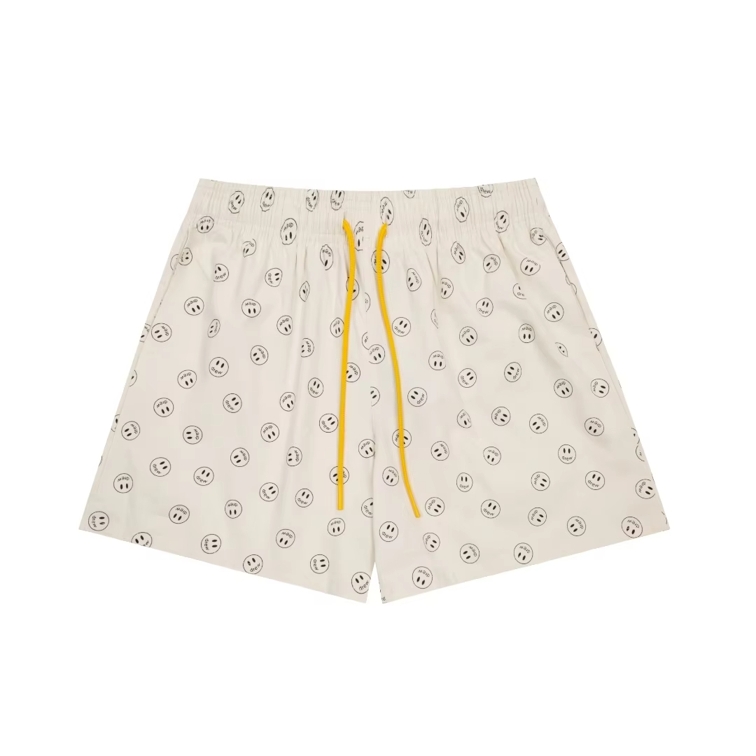 DREW HOUSE Hot Sale Men Crystal shorts beach shorts, casual, versatile, trendy brand-name printed shorts