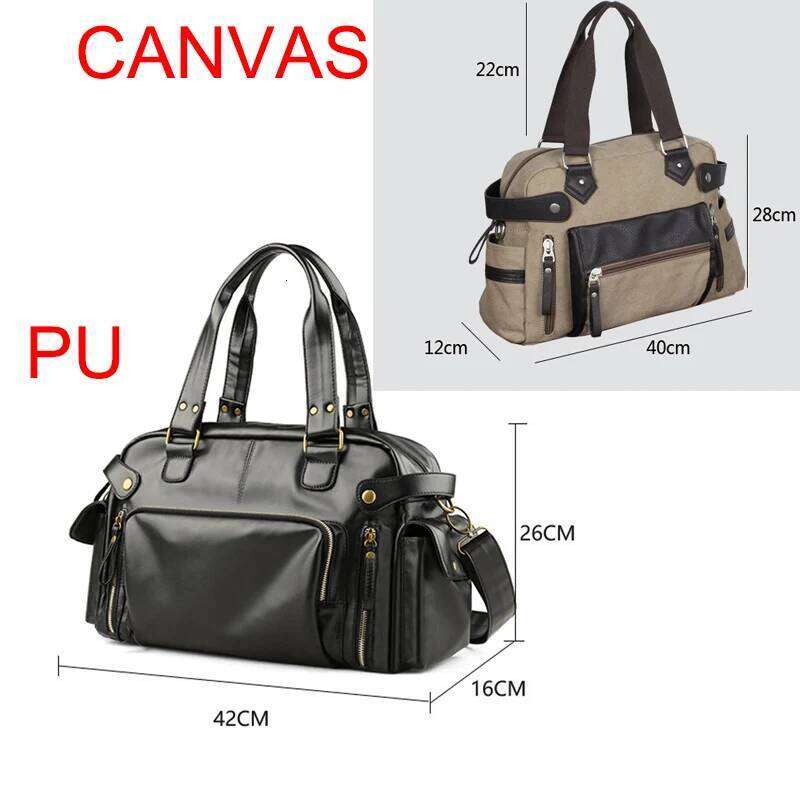 Men's Soft Leather Briefcase For Laptop Tote Business Shoulder Messenger Handbag Leisure Large Travel Bags Black XA158C