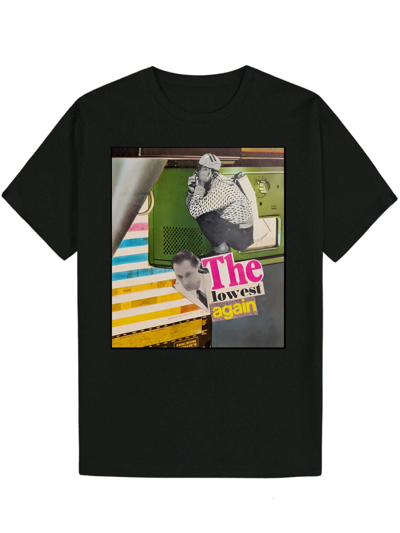 Graphic Print - Design, Black Casual Summer T-Shirt, Polyester Crew Neck, Machine Washable, Fashion, Everyday Men's T-Shirt Pattern | Art Design 
