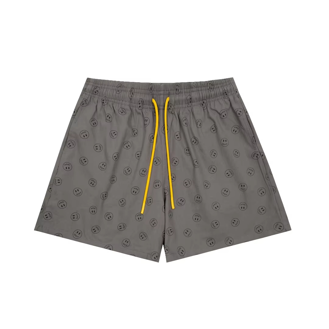 DREW HOUSE Hot Sale Men Crystal shorts beach shorts, casual, versatile, trendy brand-name printed shorts