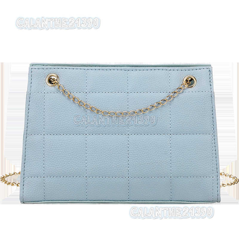 Lychee Pattern Checkered Pillow Bag 2024 Ladies Bags Summer New Style Bag Womens Shoulder Bag H250801