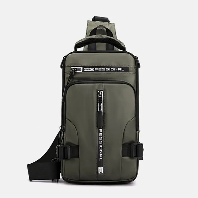 Multifunction Crossbody Bag Chest Bag Anti-theft Shoulder Messenger Bags Male Waterproof Short Trip Chest Bag Pack 250731