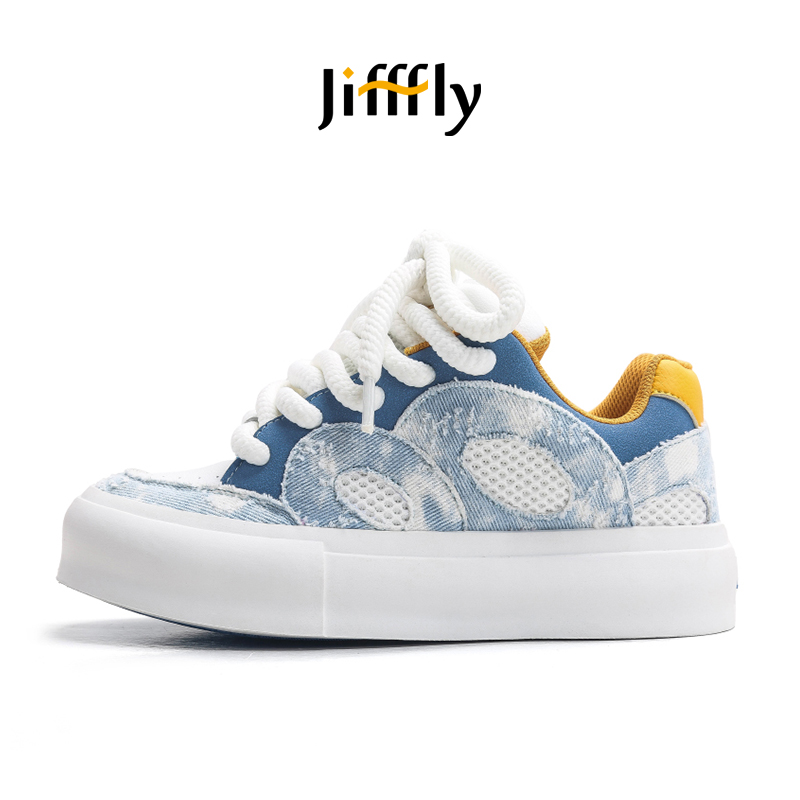 jifffly2025 summer new skateboard without box for men and women, ins trend fashion versatile high-value couple sports shoes