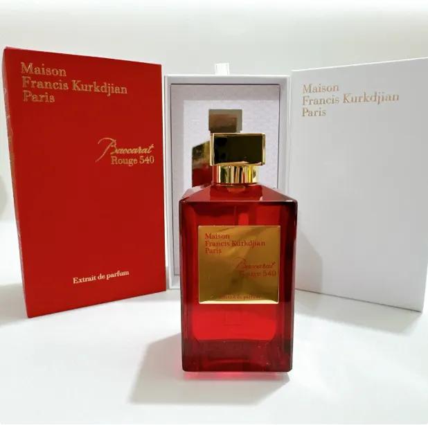 2025 Gift Box 70ml Perfume Men High Quality Extrait Eau De Parfum Paris Fragrance Man Woman Cologne Spray Long Lasting Smell Premierlash suit 200ml Baccarrat 540