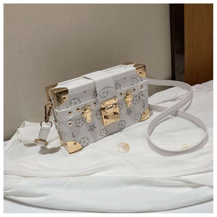 MKF DHessentials Printed Women's Box High-Value New Light Niche Makeup Small Square Single Shoulder Crossbody Bag