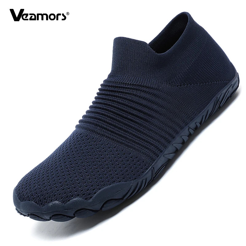 Light Breathable Mens Walking Shoes Wide Toe Comfortable Running Shoes Non-slip Soft Casual Sports Shoes for Jogging Exercise 250731