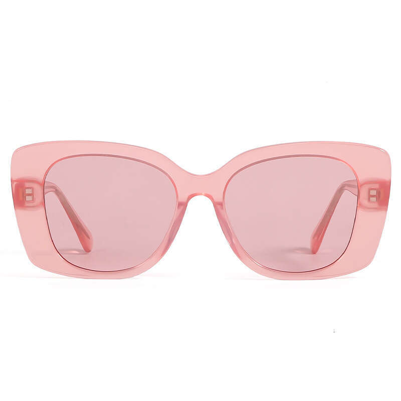 DHcollections Butterfly Cat-Eye Sunglasses UV400 Protection, Oversized Fashion Shades for Women (Black/Pink)