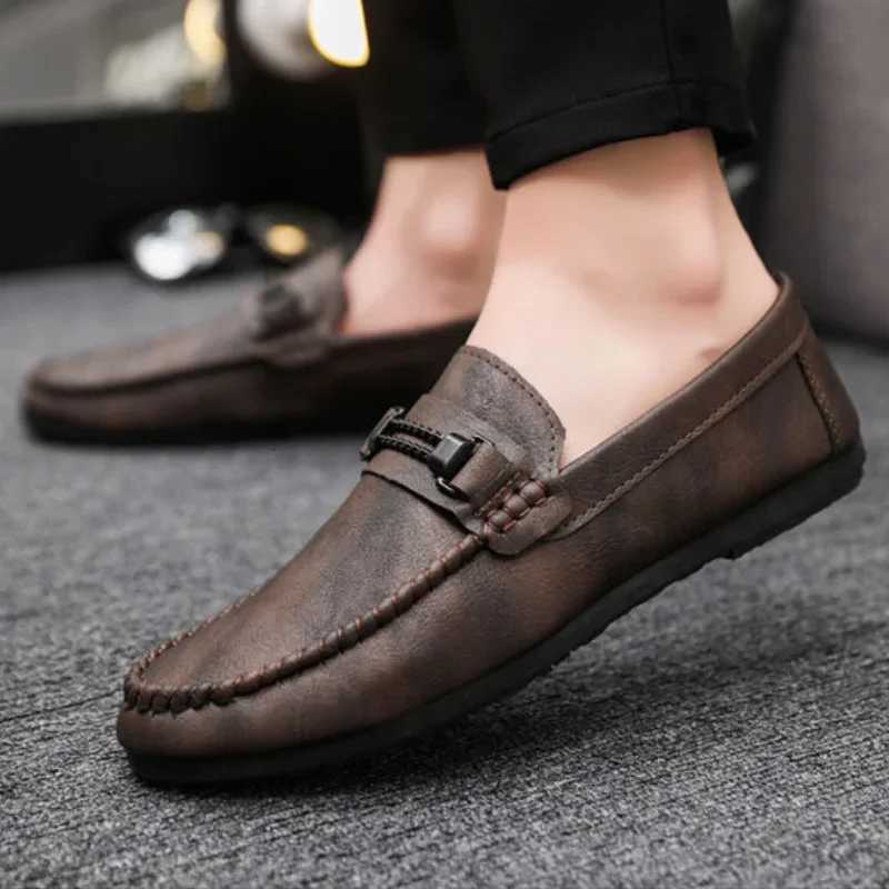Official Social Shoe for Men Spring Autumn Dress Shoes Man Business Footwear Office Luxury Designer Casual Suit 2025 Trend Party XJ250801