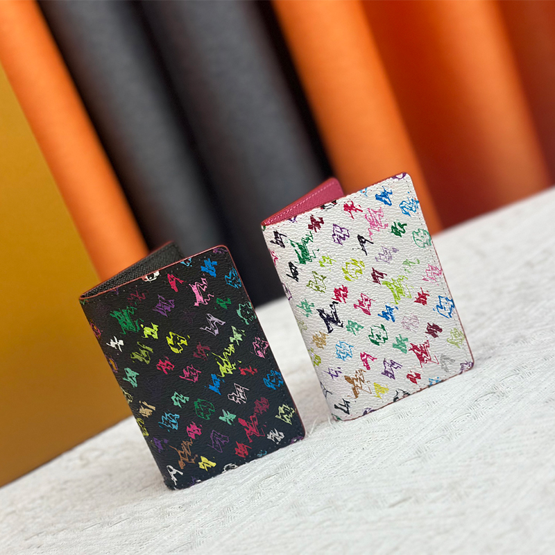 Luxury women wallet 5A leather Designer Card Holders Credit card wallet package coin Pure bag letter pattern pack wallets card package wallets with box