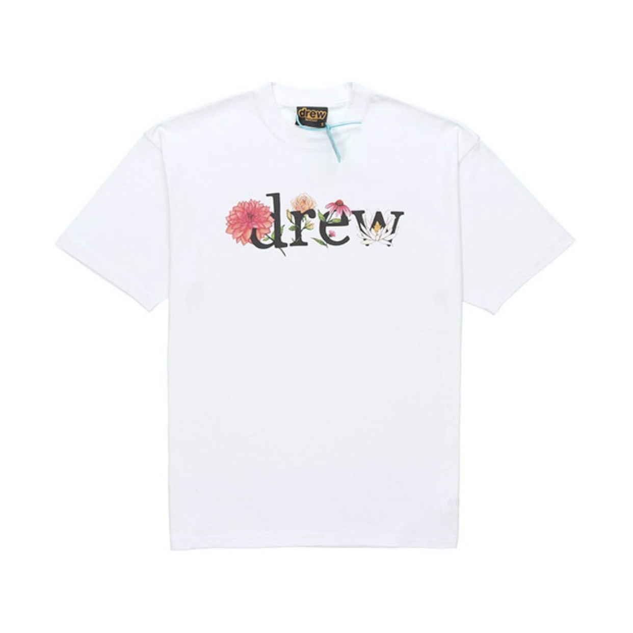 DREW HOUSE Hot Sale Mens Clothing letter print logo T shirt printed loose short sleeve T-shirt