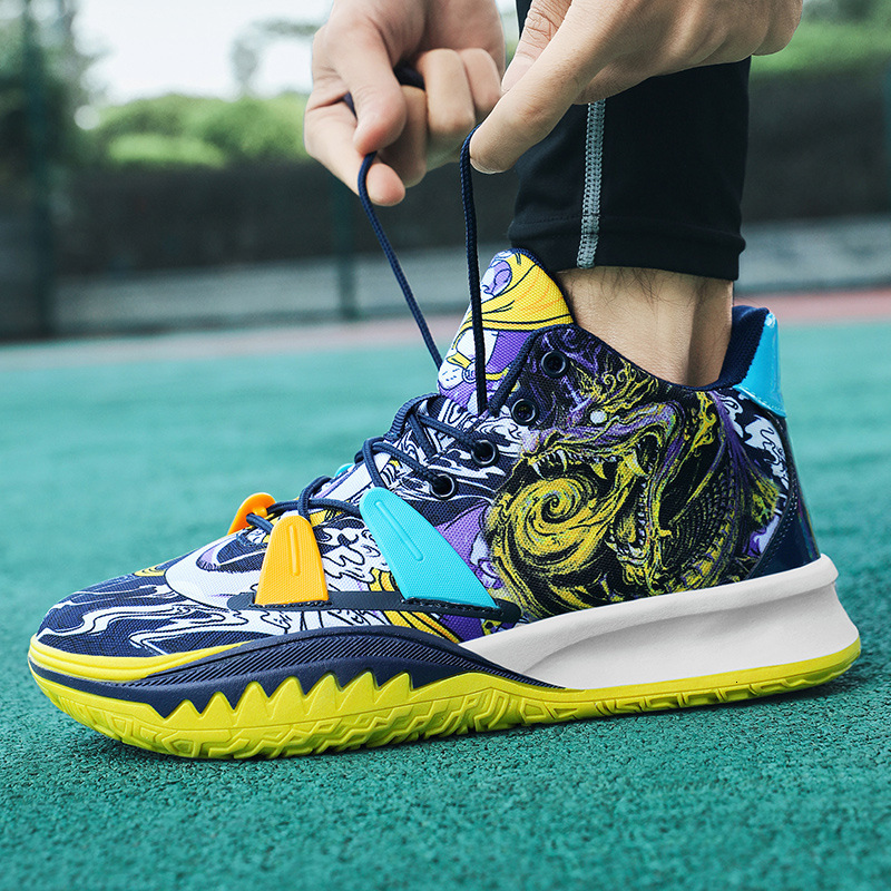 New Basketball Men's Versatile Cement Floor Non-Slip Youth Student Sports Running Shoes