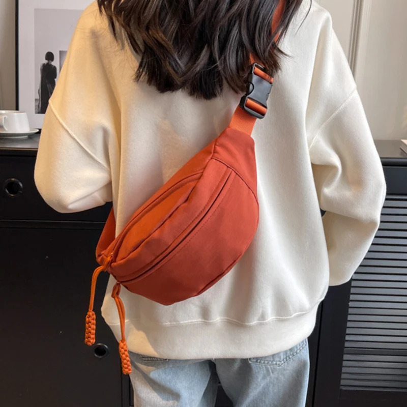 Nylon Messenger Bags Nylon Cross body Chest Bag Dumpling Bag for Women Nylon Crossbody Bag Half Moon Armpit Bag Shoulder Bags 250731