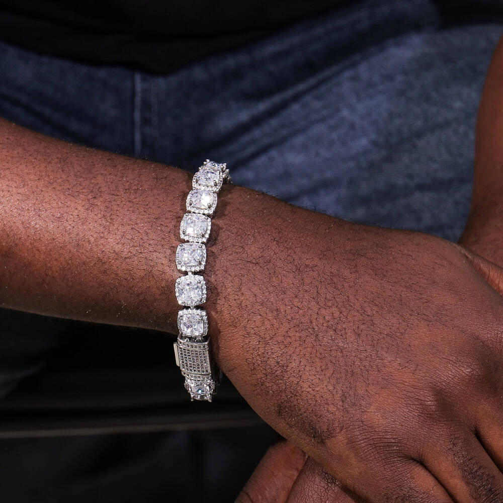 Fine Jewelry Custom Diamond Necklace 100% GRA Certified 925 Sterling Silver Moissanite Cuban Link Chain Iced Out Tennis Chain