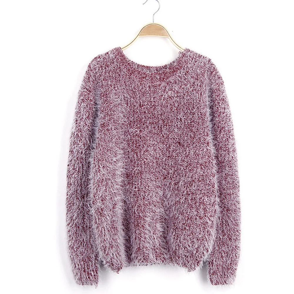 Womens Mohair Sweater Pull Over Winter Outwear Jumper Soft ouc1771 250731