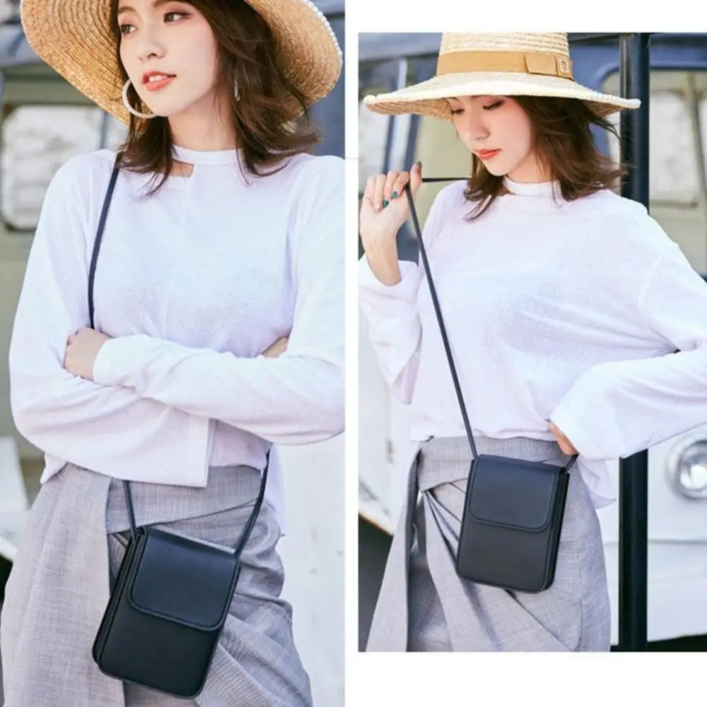 6 Colors Ladies Shoulder Messenger Bag Multifunctional PU Leather Handbags Mini Cute Crossbody Phone Bag For Women 250731