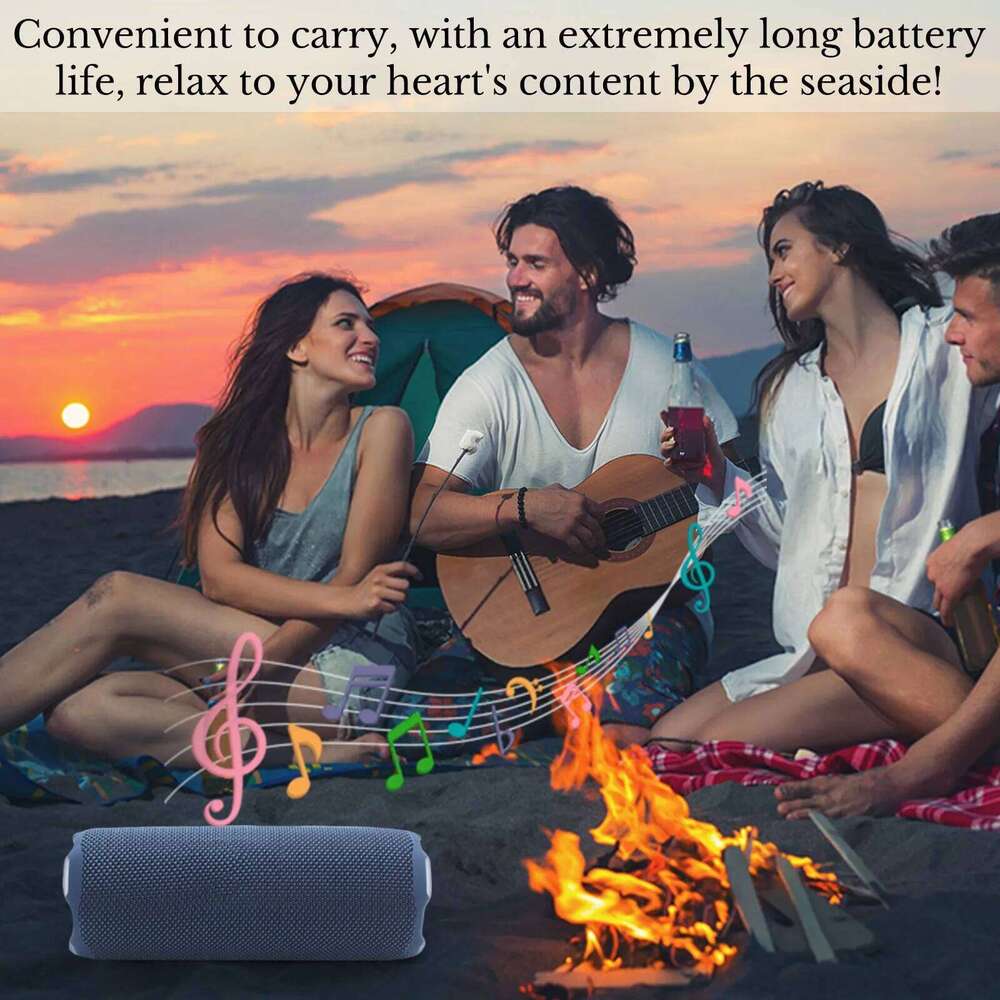 Flip 7 Portable Ipx7 Waterproof Wireless Outdoor Speaker Bluetooth Audio