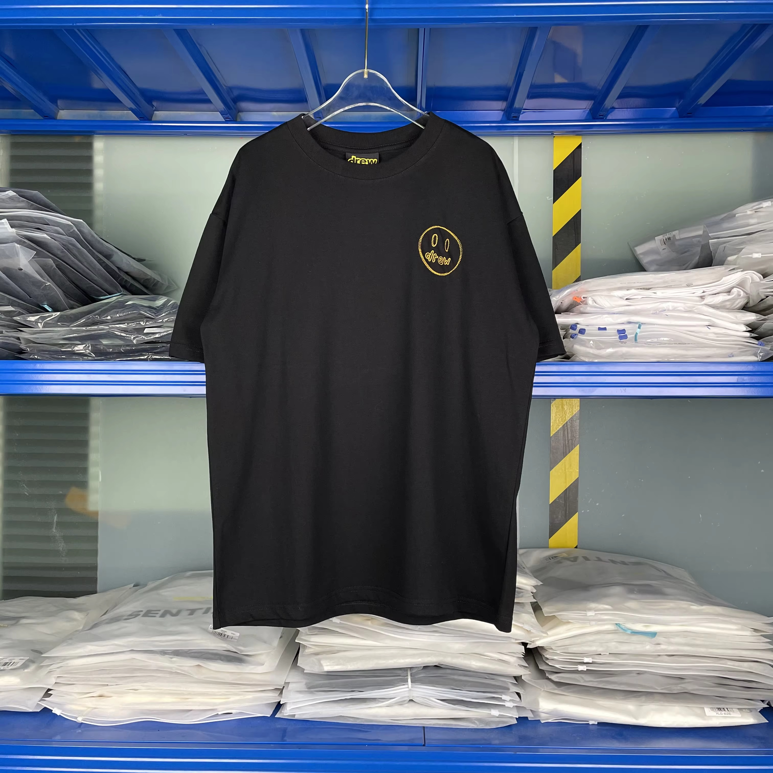 DREW HOUSE New Hot Sale Short-sleeved T-shirt with logo embroidered on the chest Tshirts