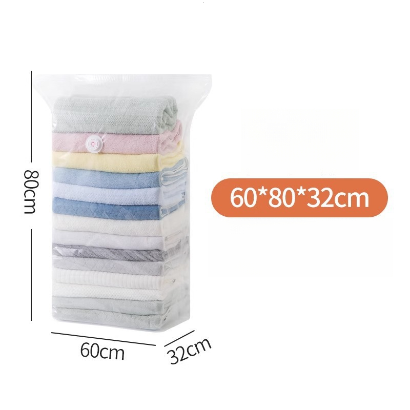 Designer luxury bag Vacuum Compression Bag No Pump Needed Home Use Quilt Storage Bag Thickened Luxury bag Winter Clothes Travel Storage Quilt Storage 