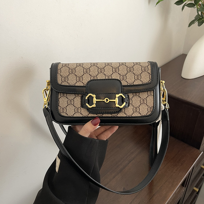free shipping for designer bag women Saddle bag elegant underarm bag lady's high-end feel single-shoulder crossbody bag