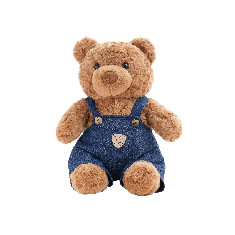 Playful Teddy Bear Doll Creative Dressing Bear Doll Plush Toy Giving Children Birthday Gifts