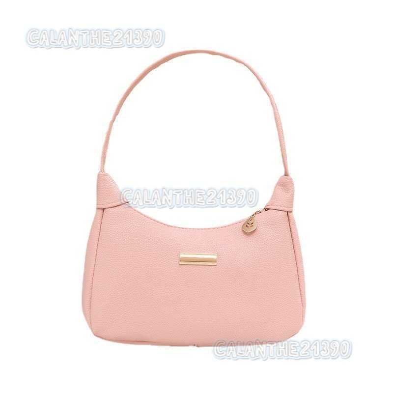 Lychee Pattern Underarm Womens Bag Single Shoulder Bag New Street Fashion Lined Handbag H250801