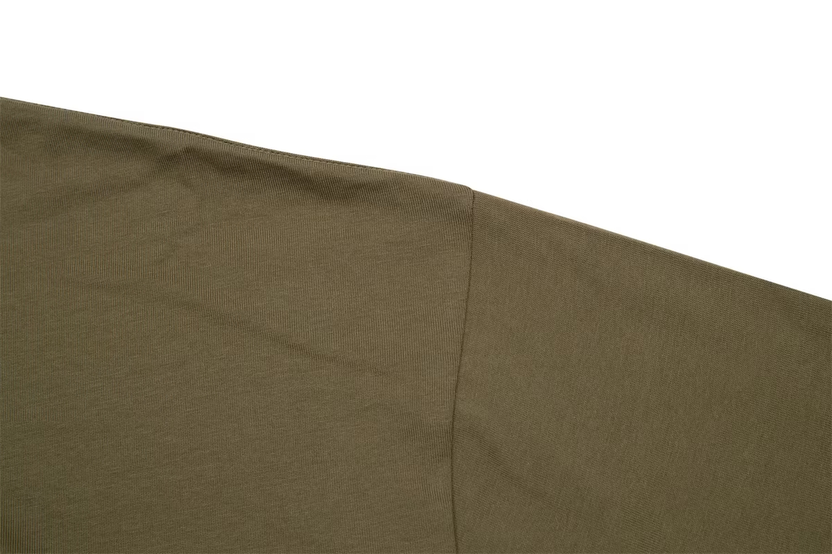 DREW HOUSE Hot Sale Olive green letters print logo T shirt men's and women's printed loose short sleeve T-shirt