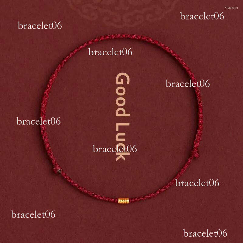 Charm Bracelets Red String Bracelet With Bead Kabbalah Protection Thread Handmade Good Luck Gift For Women Men Girls Boys