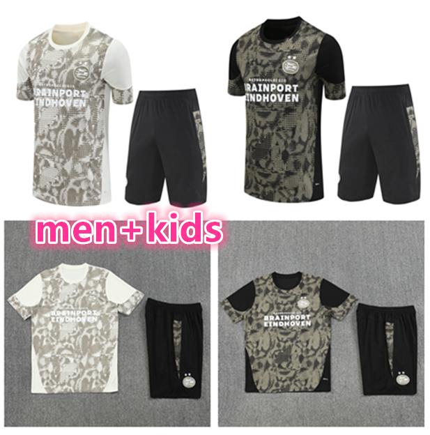 25 26 Eindhovens Soccer Jerseys 2025 2026 Hazard FABIO Sia psvs Men KIT Football Shirts SHORTS SLEEVES TRAINING SUIT Kids Set TOP Adult Kits
