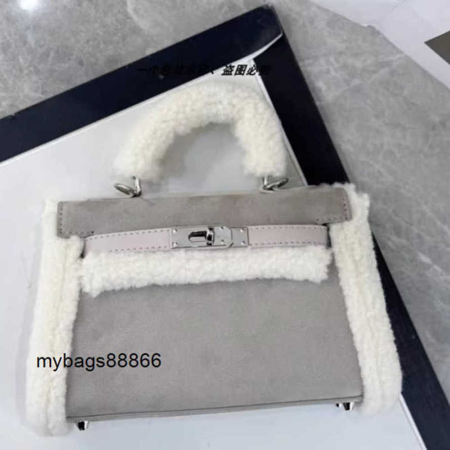 Designer Bags Women Wool Autumn Winter New Suede Lamb Fur Gold Brown Teddy Bear Handbag Crossbody Bag Cute and Versatile Small Square B I VUWP