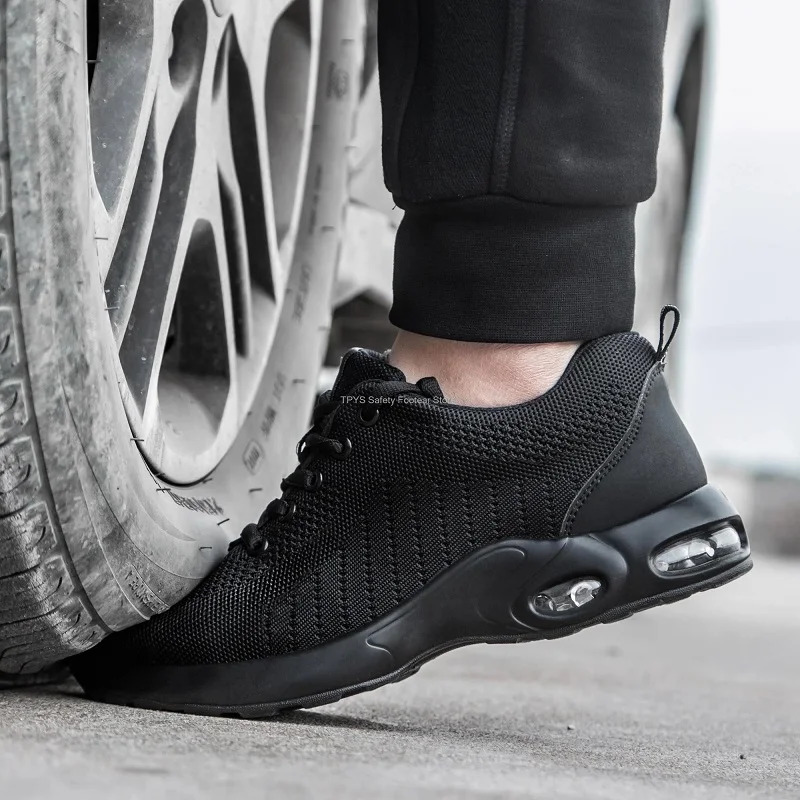 Steel Toe Safety Shoes for Men Women Indestructible Non Slip Work Shoes Comfortable Breathable Safety Shoes Lightweight Sneaker 250731