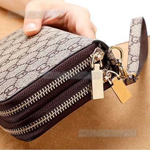 2025 Fashion Wallet Womens New Womens Long Wallet Large Zipper Handbag Mobile Bag H250801