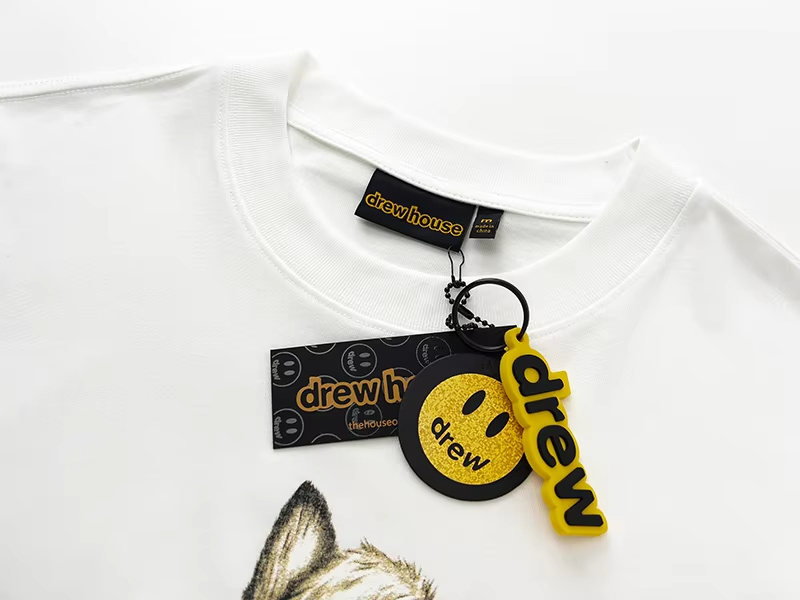 DREW HOUSE New Hot Sale Mens Clothing print logo T shirt men's and women's printed loose short sleeve T-shirt
