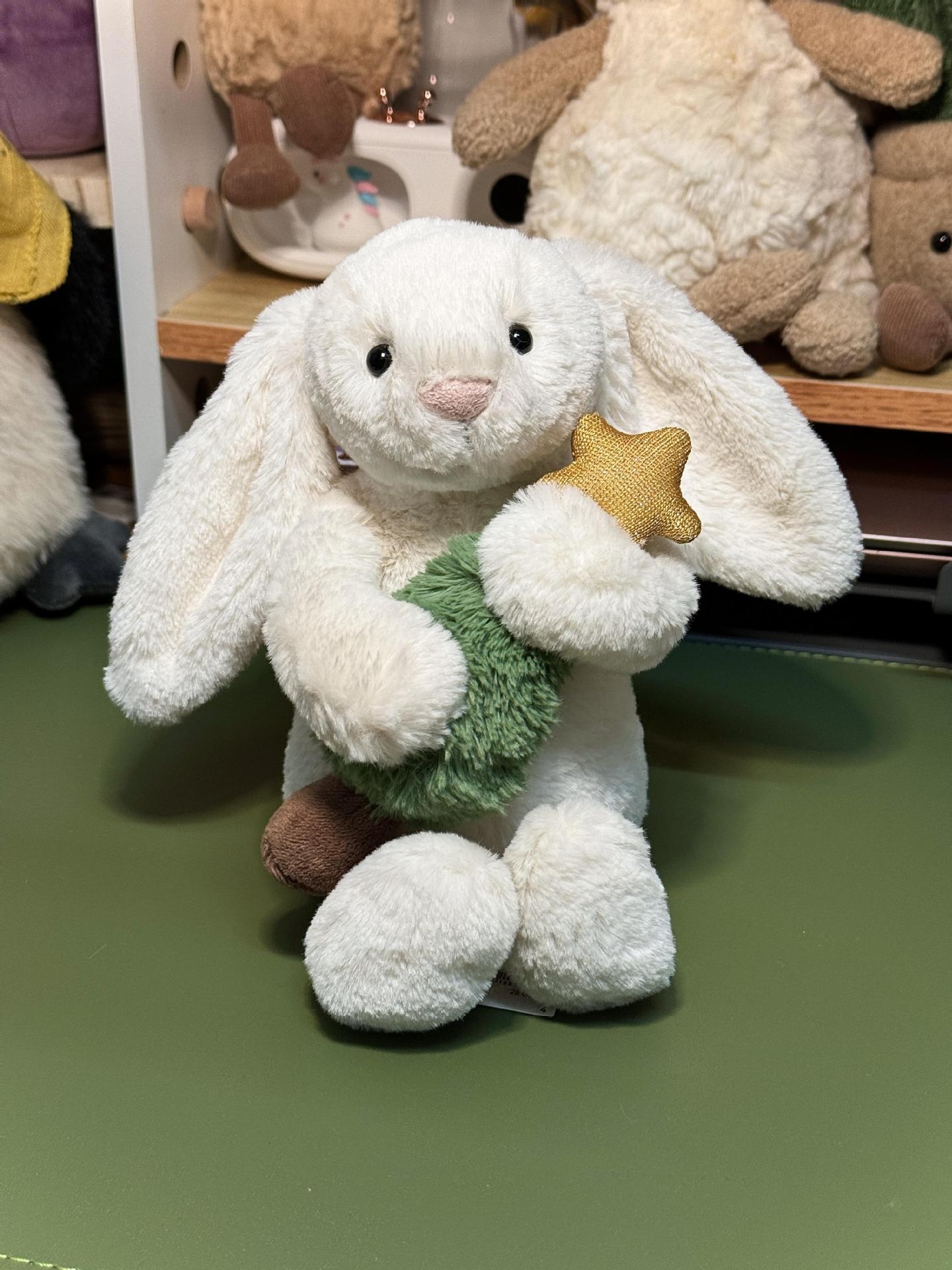 NEW Dolls jellys Cat Bashful Bunny With Tree 2 Plush Children's plush toys Hing crutches Christmas Bonnie Rabbit Soft Toy Cute Soothing the Doll 