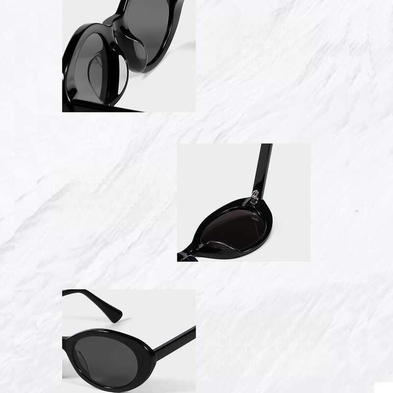 DHsunglasses Oval Sunglasses for Women UV400 Protection, Face-Slimming Design, Premium Acetate Frame (Three colors)