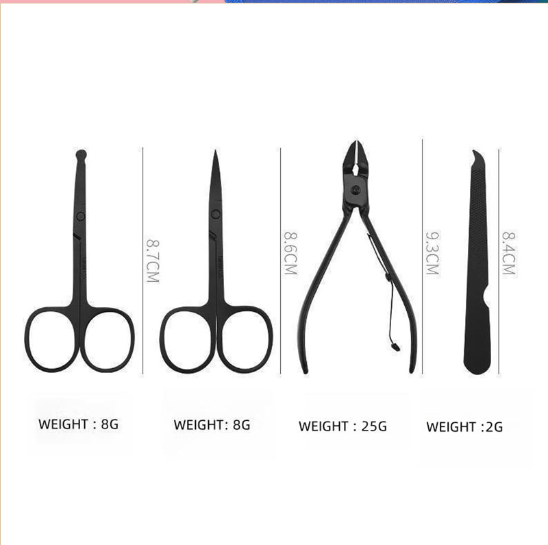 Premium Quality 32-Piece Nail Care Kit: Advanced Clippers & Accessories Packaged in Stylish Leather Case