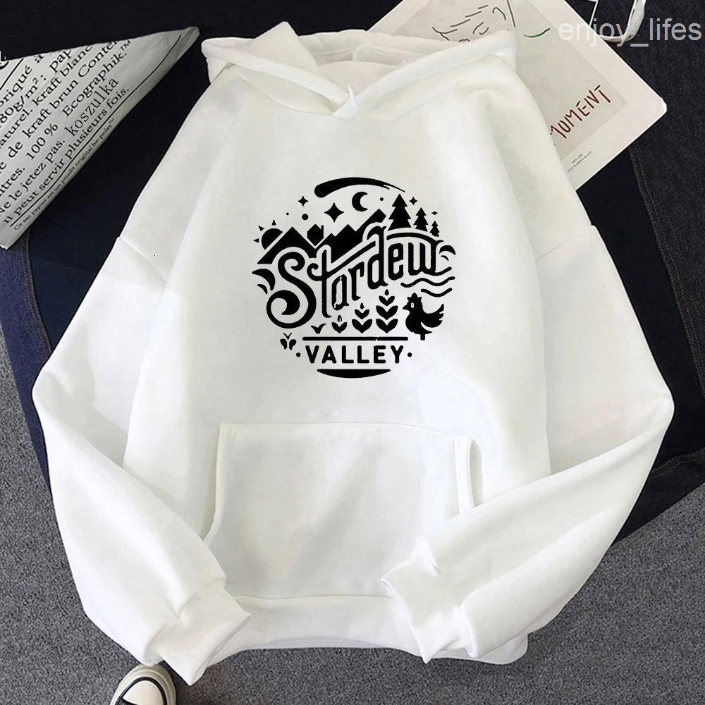 Anime Stardew Valley Hoodie Cartoon Cute Women Harajuku Hoodies Funny Rerto Tops Unisex Kawaii Vintage Sweatshirts Korea Hoody