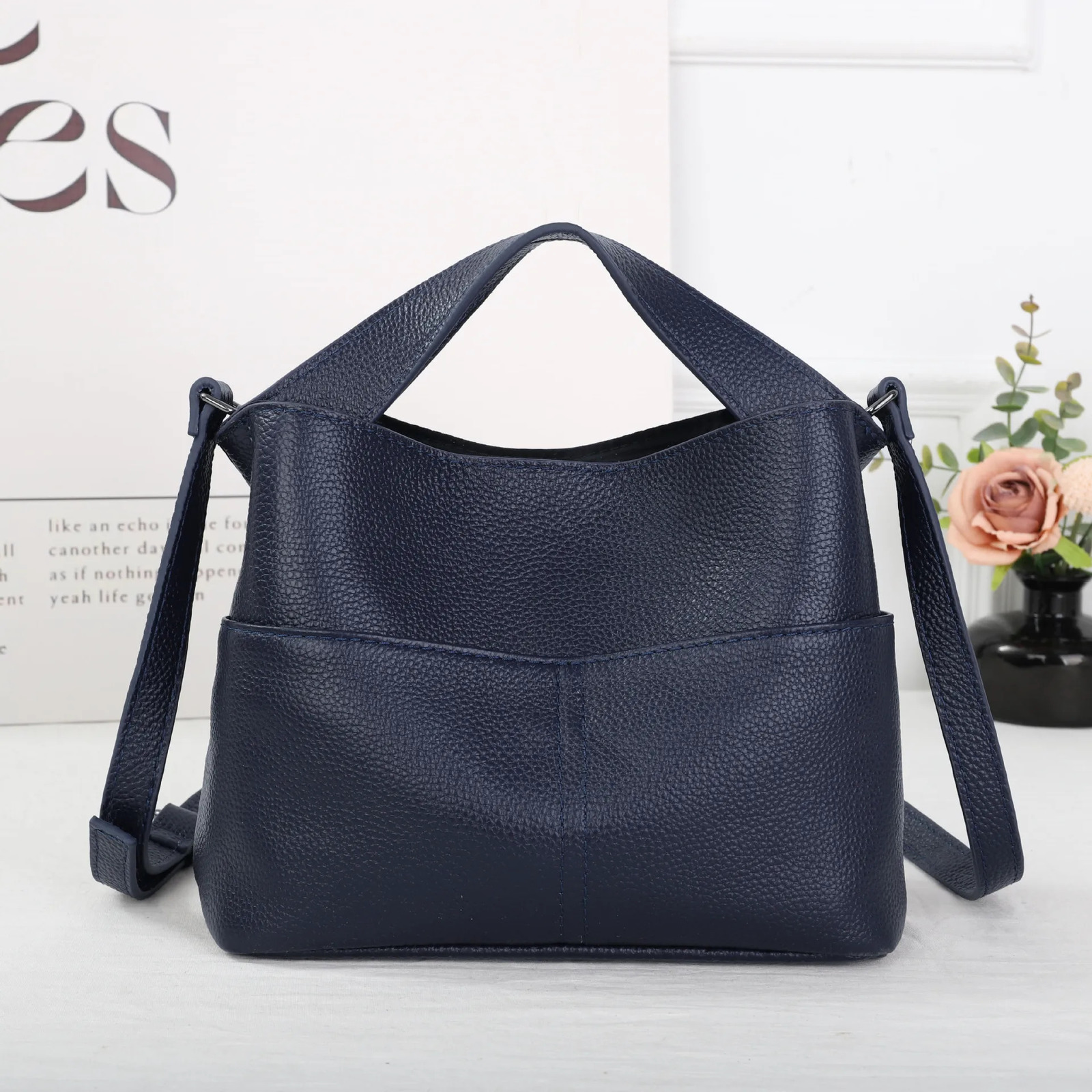 TopGrain Leather Work Tote 2025 Womens Shoulder Convertible Pursecrossbody Spacious Laptop Bag for Commut 250725