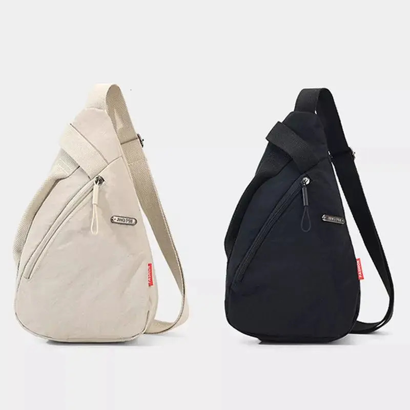 Unisex Crossbody Bag Adjustable Zip Casual Sling Shoulder Flap Bags Large Capacity Crossbody Back Bag Cycling Phone Bag 250731