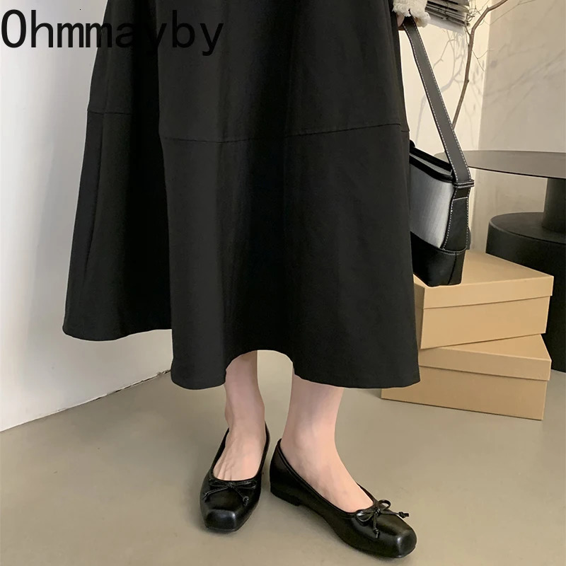 Spring Women Flats Round Toe Shallow Slip On Ladies Casual Ballet Shoes Soft Leather Eelgant Dress Shoes 250731