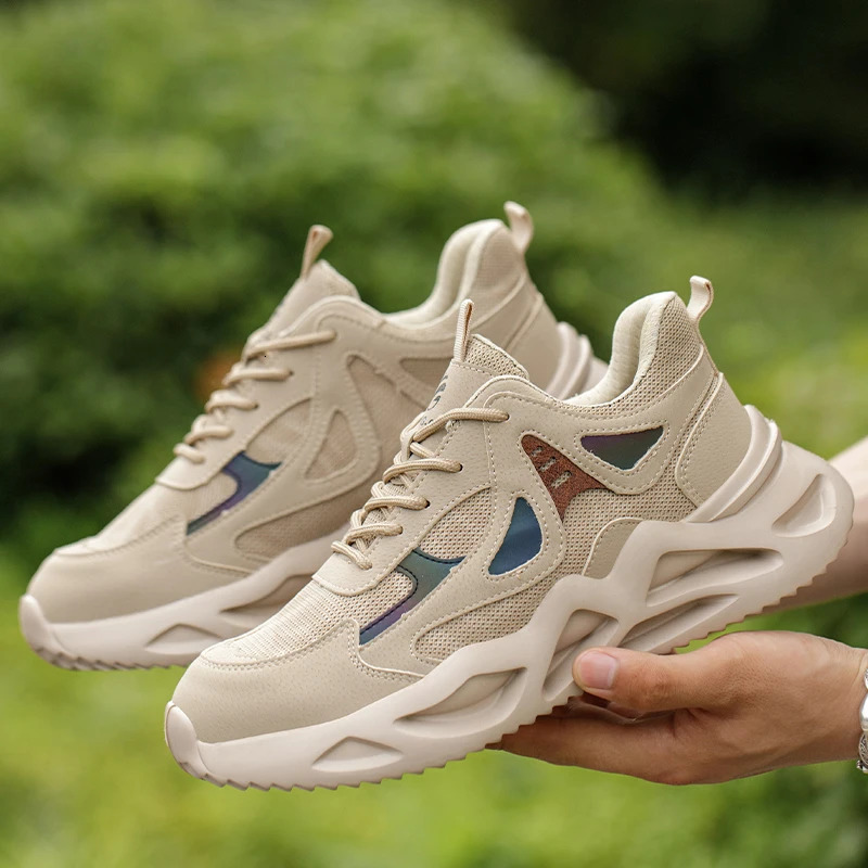 Breathable Men Work Shoes Indestructible Safety Shoes Lightweight Protective Sneakers Safety Steel Toe Shoes Men Puncture-Proof 250731