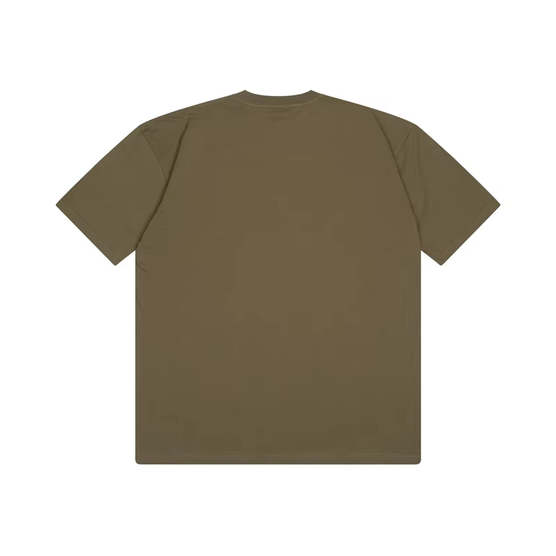 DREW HOUSE Hot Sale Olive green letters print logo T shirt men's and women's printed loose short sleeve T-shirt