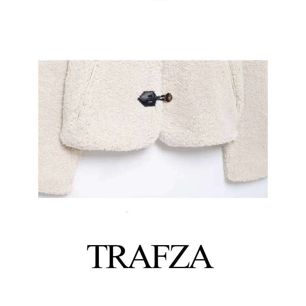 hoodie hoodie Woman Winter Coat Fleece Solid Lapel Single Breasted Short Cardigan Top Female Wild Outerwear Streetwear Women's Jacket jacket jack