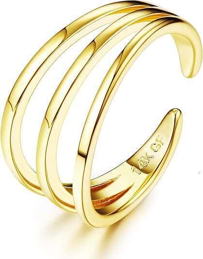 New Style Copper Plated 14k Thick Gold High-end Light Fashion Trendy Toe Ring