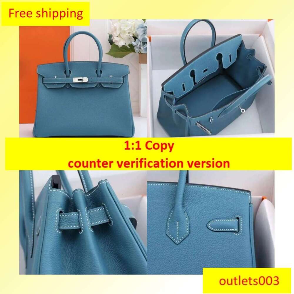 Hemmes bikin bag leather Designer Women Bag Handbags Tote High Quality 20cm/25/35 Genuine Leather Handmade Gold Sier Hardware Lock Interior Zipper Pocket b5