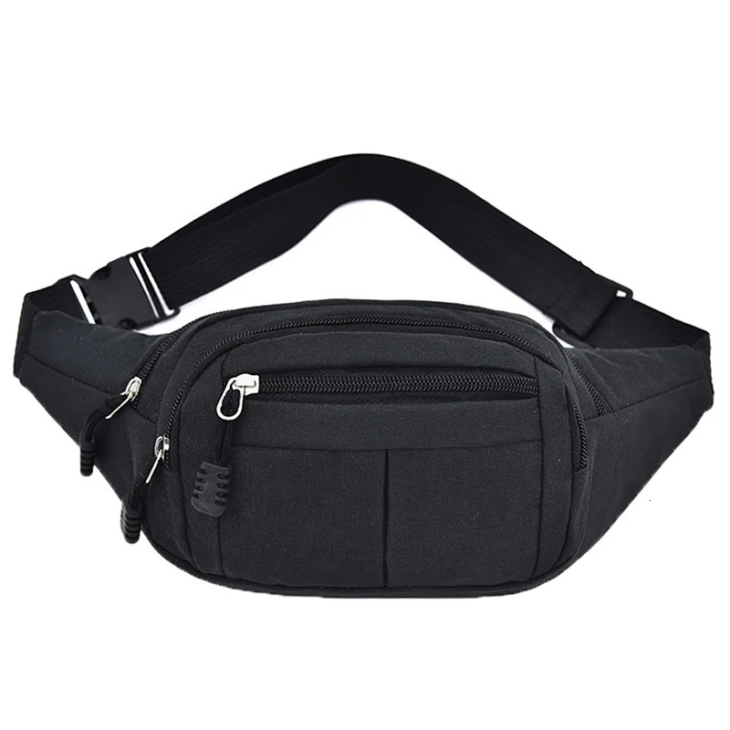 Mens Nylon Sport Waist Fanny Bags Multifunctional Large Capacity Waterproof Business Bag Wear-resistant Outdoor Sports Purse 250731