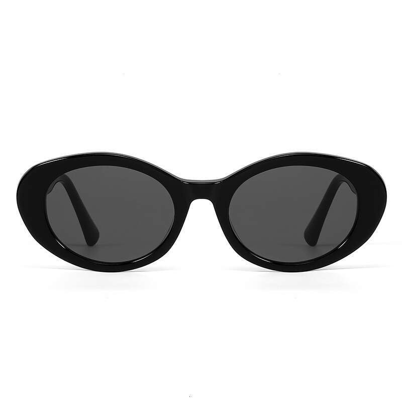 DHsunglasses Oval Sunglasses for Women UV400 Protection, Face-Slimming Design, Premium Acetate Frame (Three colors)