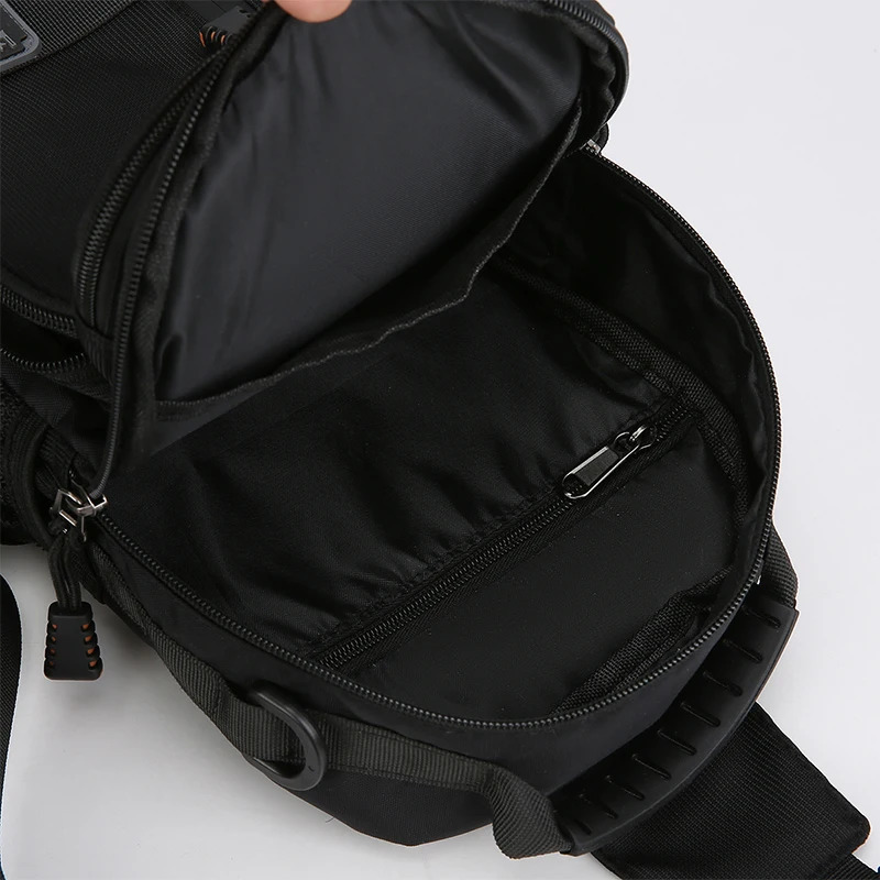 Neutral functional fashionable crossbody bag - chest bag single shoulder adjustable shoulder strap perfect for travel and dai 250731