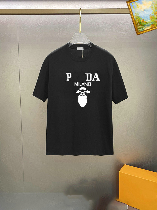 Summer fashion casual men's and women's new T-shirt brand designer luxury cotton fashion short-sleeved round neck new men's T-shirtS -4XL#86